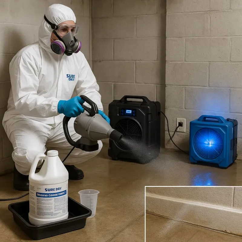 Sanitization and Odor Removal process in East Massapequa, NY